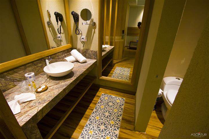 baño privado Hotel Termales Santa Rosa 